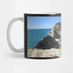 Stair Hole Rock Formation, Lulworth Cove, Dorset Mug